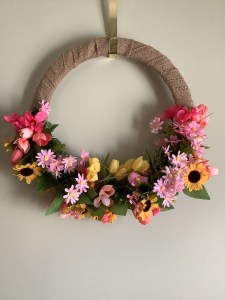 Burlap Summer Wreath