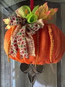 Fall/Autumn Pumpkin Wreath