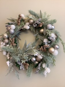 Winter Wonderland front door wreath